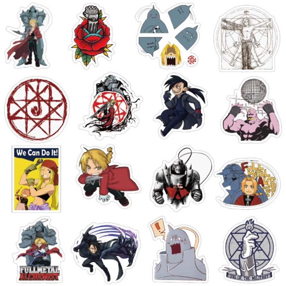 25 Fullmetal Alchemist stickers